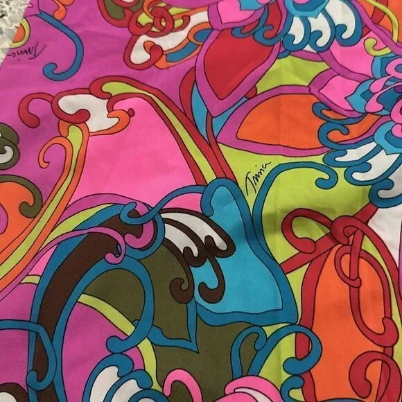 Trina Turk palazzo pants weekend medium m pink floral - Picture 6 of 6